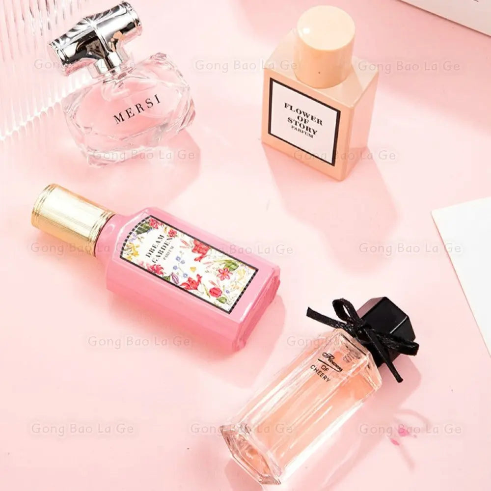 Floral Scent Gift Box 110ml Four Piece Set Women Perfume Lasting Fragrance Floral Scent Pheromone Eau De Parfum Men Cologne