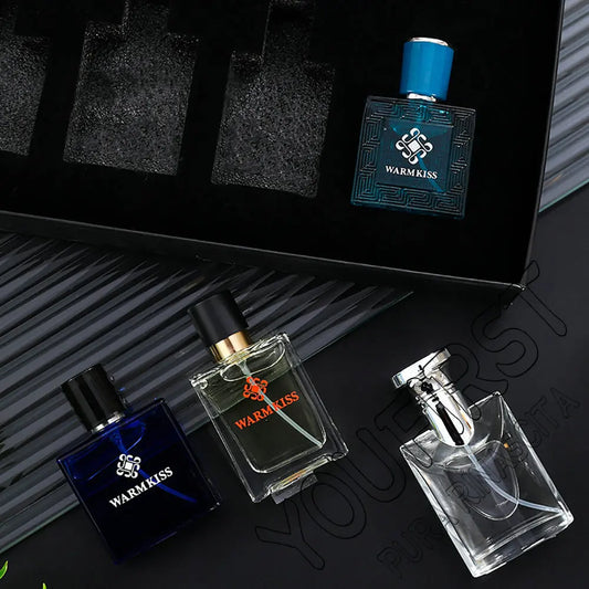 Pheromone Perfume Men For Date 120ml Cologne Masculinos Perfumes Hombre Gift Box 4 Pcs Set Charming Man Body Spray Parfums Homme