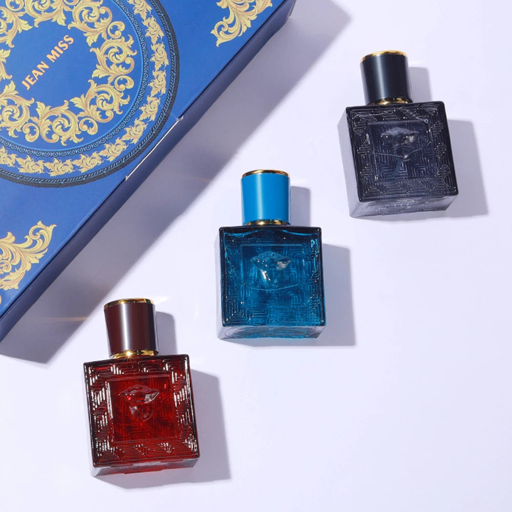90ml Men Perfume Gift Box 3pcs Set Charming Man Colognes Lasting Fragrance Attracting Women Perfumes Hombres Originales