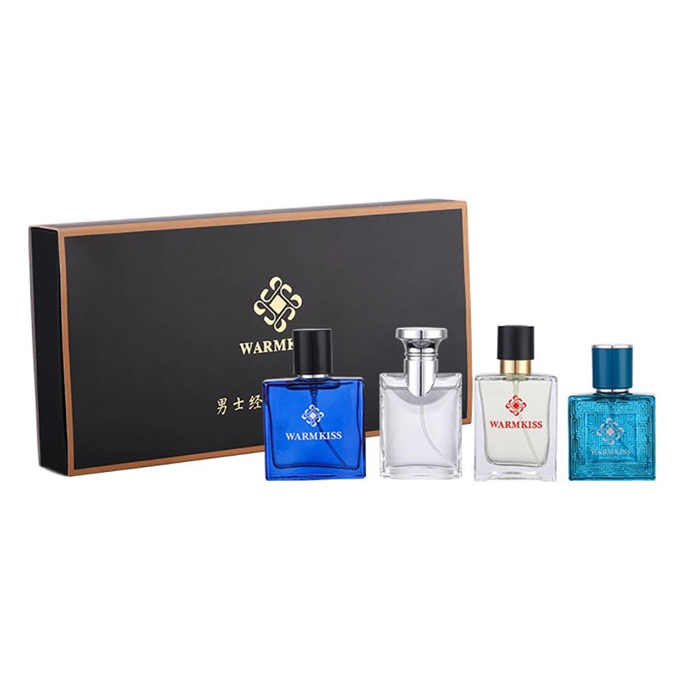 Pheromone Perfume Men For Date 120ml Cologne Masculinos Perfumes Hombre Gift Box 4 Pcs Set Charming Man Body Spray Parfums Homme