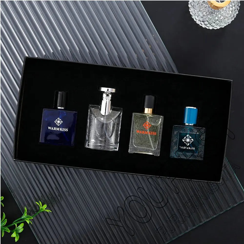 Pheromone Perfume Men For Date 120ml Cologne Masculinos Perfumes Hombre Gift Box 4 Pcs Set Charming Man Body Spray Parfums Homme